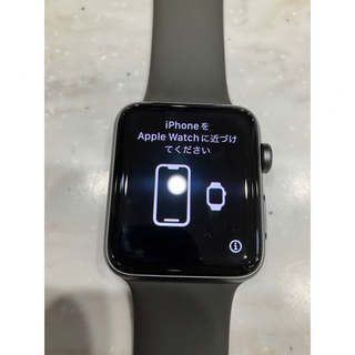 アップルウォッチ(Apple Watch)のAPPLE WATCH3 42 SGAL GR140-210(その他)