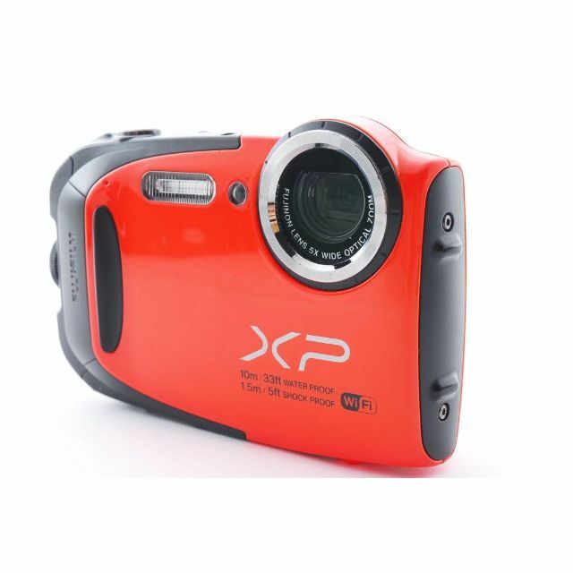 FUJI FILM FinePix XP FINEPIX XP70 ORANGE スマホ/家電/カメラのカメラ(コンパクトデジタルカメラ)の商品写真