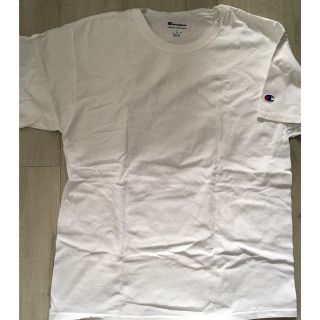 チャンピオン(Champion)のチャンピオンワッペンワンポイント付き半袖ビッグシルエットTシャツ白(Tシャツ(半袖/袖なし))