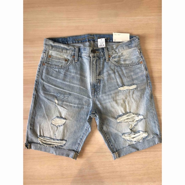 American Eagle(アメリカンイーグル)の新品★アメリカンイーグル★デニム　ショートパンツ★ハーフパンツ　ジェギング☆ メンズのパンツ(ショートパンツ)の商品写真