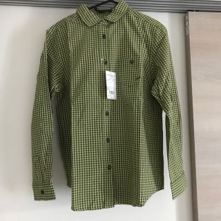 クロコダイル(Crocodile)のグリーンチェックシャツ(シャツ/ブラウス(長袖/七分))