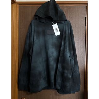 マルタンマルジェラ(Maison Martin Margiela)のL新品 メゾン マルジェラ MM6 タイダイ ロゴ パッチ スウェット パーカー(トレーナー/スウェット)