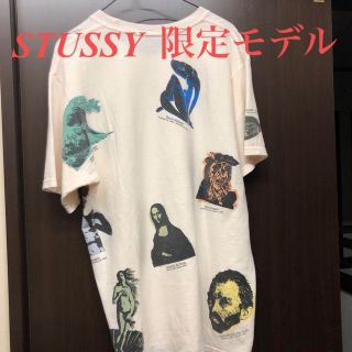 ステューシー(STUSSY)の[大人気] ステューシー　Tシャツ　モナリザ　総柄　ピンク　存在感◎ 浮世絵◎(Tシャツ/カットソー(半袖/袖なし))