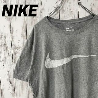 ナイキ(NIKE)のナイキ　アメリカ古着 スウォッシュロゴTシャツ グレー メンズ(Tシャツ/カットソー(半袖/袖なし))