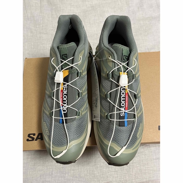 箱△】Salomon サロモン XT-6 ADV 緑 グリーン 27cm-