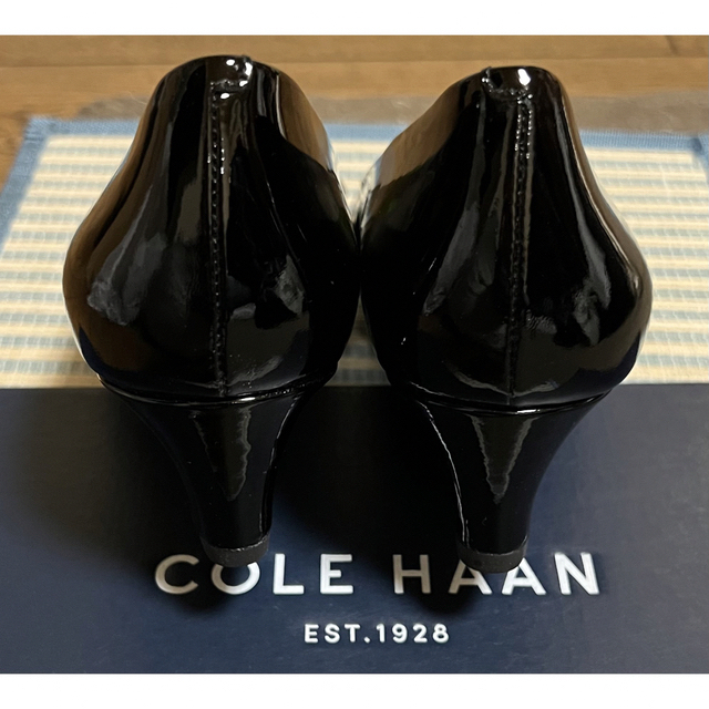 Cole Haan - COLE HAAN ウォータープルーフ エナメルウェッジソール