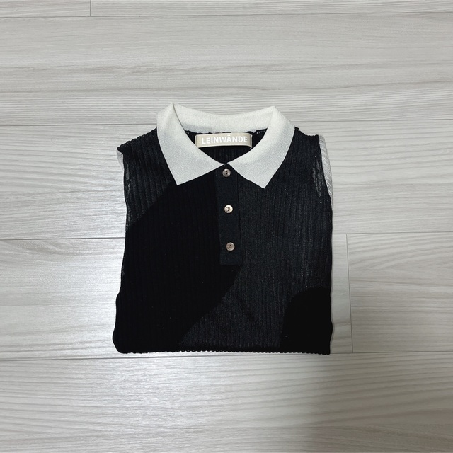 leinwande Intarsia Knitted Polo - シャツ/ブラウス(長袖/七分)