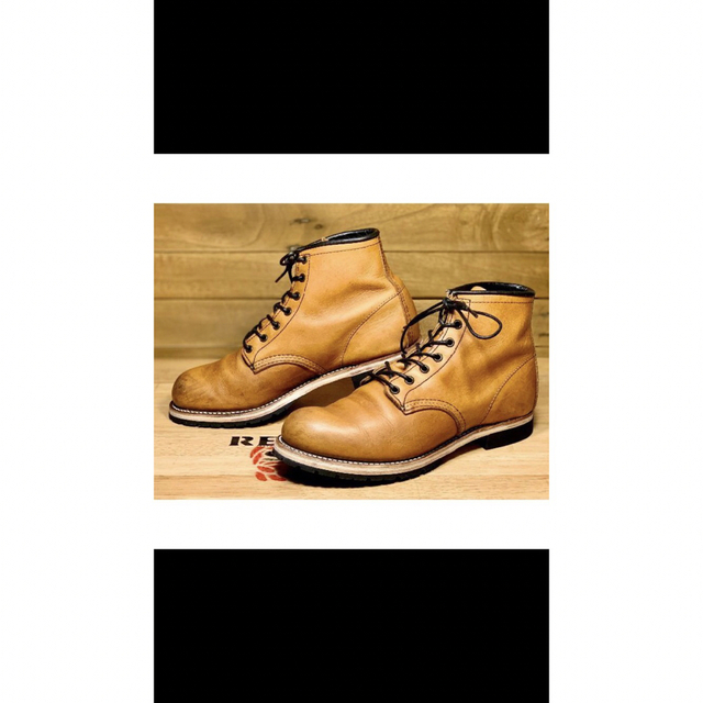 REDWING(レッドウィング)の9013良品7.5D／10年レッドウィングベックマンフェザーストーンチェスナッツ メンズの靴/シューズ(ブーツ)の商品写真