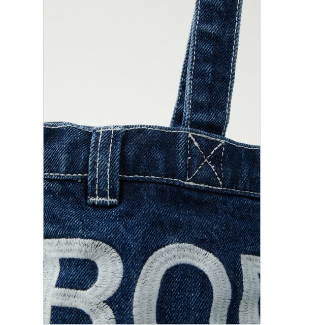 RODEO CROWNS WIDE BOWL(ロデオクラウンズワイドボウル)のLOGO SP DENIM TOTE レディースのバッグ(トートバッグ)の商品写真