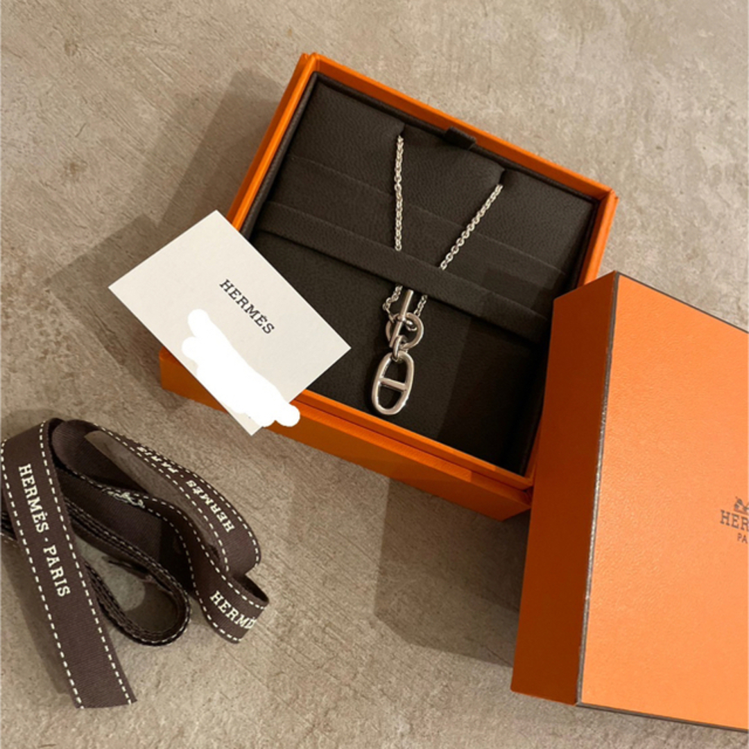 Hermes(エルメス)のエルメス　アミュレット シェーヌダンクル シルバーネックレス レディースのアクセサリー(ネックレス)の商品写真