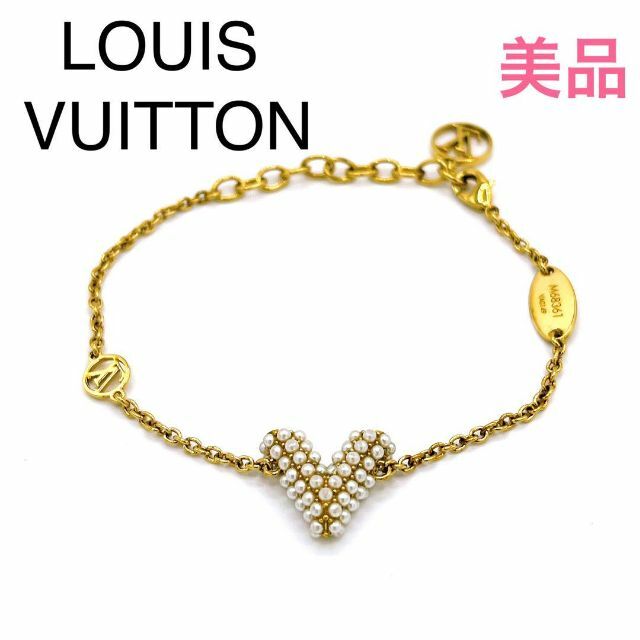 LOUIS VUITTON - ブランド ルイヴィトン ブラスレ エセンシャルVペルル M68361ブレスレットの通販 by OLIVER