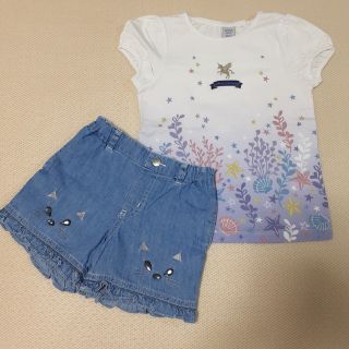 アナスイミニ(ANNA SUI mini)の【中古】　アナスイミニ　Tシャツ　ショートパンツ(パンツ/スパッツ)