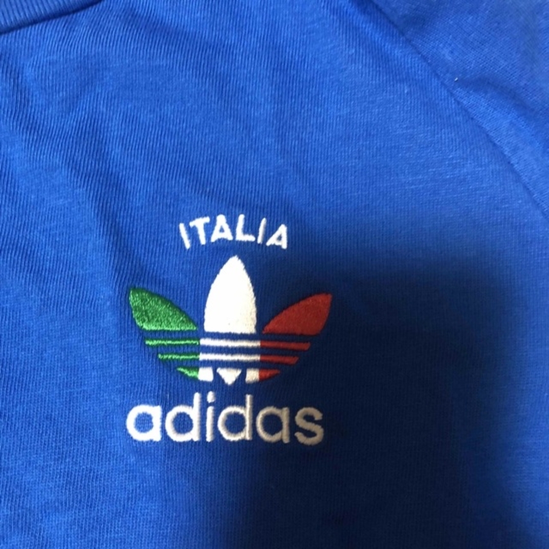 adidas(アディダス)のアディダス　ミニワンピース　tｼｬﾂ  レア　サッカー　イタリア レディースのワンピース(ミニワンピース)の商品写真