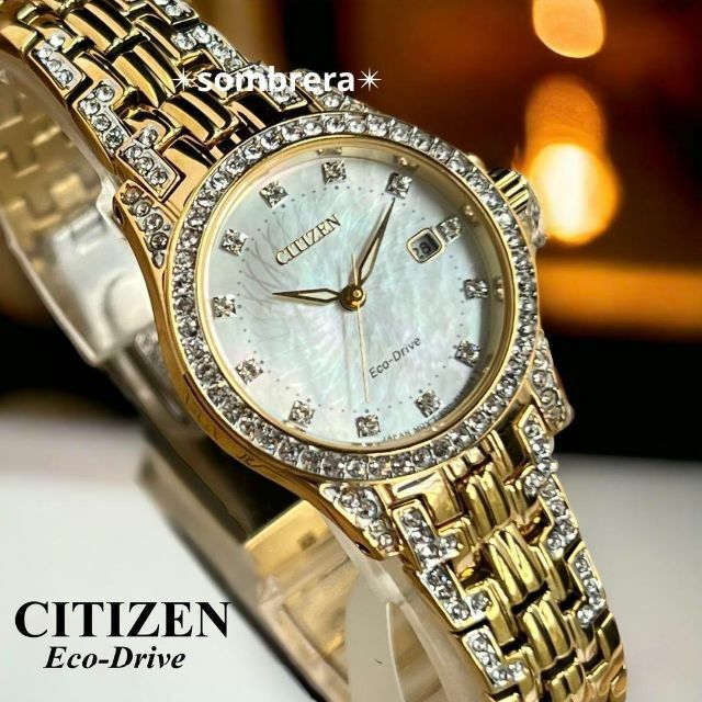 CITIZEN - 【新品】豪華/CITIZEN/シチズン/エコドライブ/ゴールド