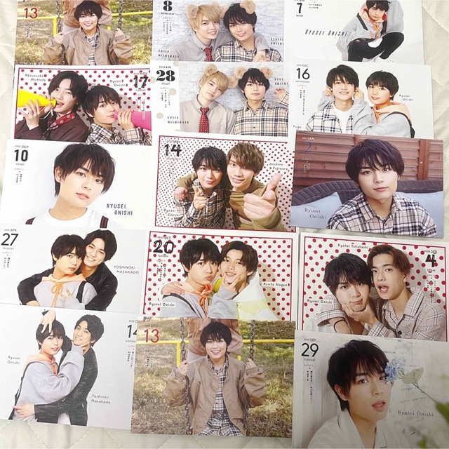 Johnny's - 関西ジャニーズJr. カレンダー なにわ男子 大西流星 15枚