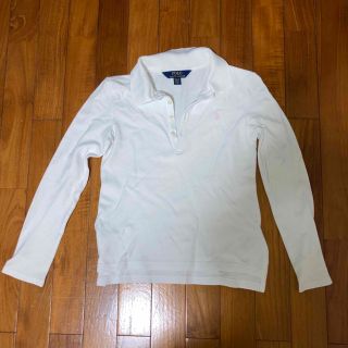 ポロラルフローレン(POLO RALPH LAUREN)のラルフローレン 白 長袖ポロシャツ(Tシャツ/カットソー)