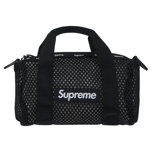 【Supreme】Mesh Mini Duffle Bag Black 1