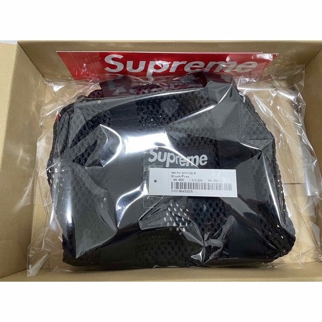 【Supreme】Mesh Mini Duffle Bag Black 2