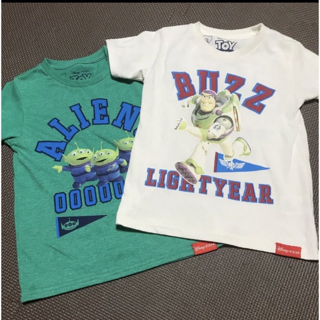 Right-on(ライトオン)のused☆ライトオン　トイストーリーTシャツセット　120 キッズ/ベビー/マタニティのキッズ服男の子用(90cm~)(Tシャツ/カットソー)の商品写真