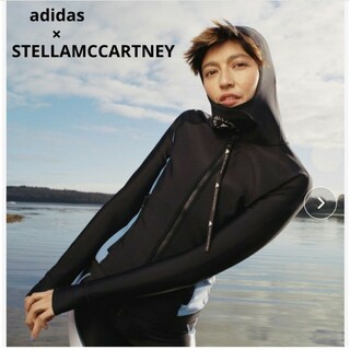 アディダスバイステラマッカートニー(adidas by Stella McCartney)のadidas×STELLAMCCARTNEY パーカー(マリン/スイミング)