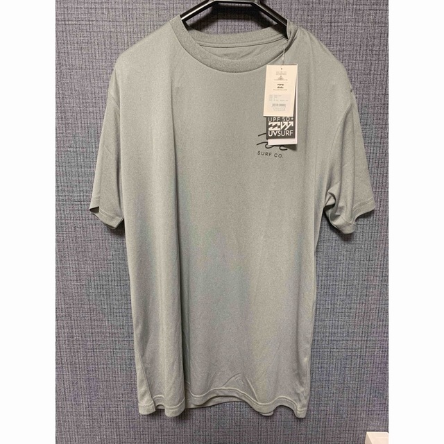 billabong(ビラボン)の ビラボン 半袖ラッシュガード Tシャツ　グレー　サイズM メンズのトップス(Tシャツ/カットソー(半袖/袖なし))の商品写真