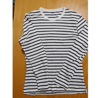 ユニクロ ボーダーTシャツ メンズのTシャツ・カットソー(長袖)の通販 