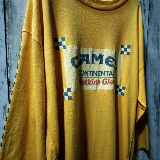 七分袖カットソー　アメリカンビンテージ　USA製　古着 メンズのトップス(Tシャツ/カットソー(七分/長袖))の商品写真