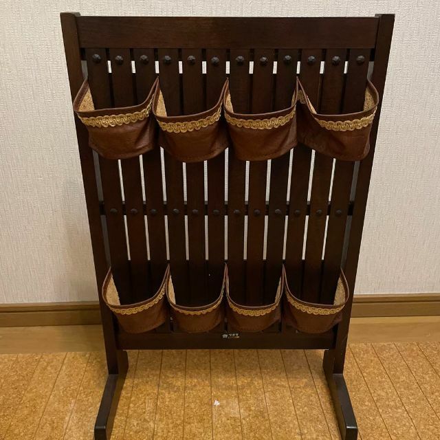 カリモク家具 スリッパラック ホルダー カリモク家具 木製 昭和