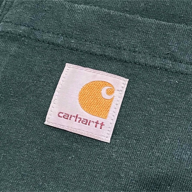 carhartt(カーハート)の【Carhartt】2XL ビッグサイズ ポケットTシャツ ワンポイント 古着 メンズのトップス(Tシャツ/カットソー(半袖/袖なし))の商品写真