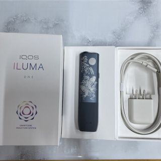 ３ iQOS ILUMA ONE アイコス イルマワン レーザー加工 鯉 青色