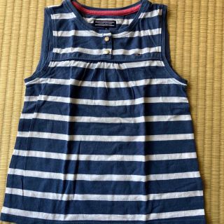 トミーヒルフィガー(TOMMY HILFIGER)のトミーヒルフィガー　ボーダーカットソー　袖なし　110(Tシャツ/カットソー)