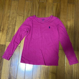 ポロラルフローレン(POLO RALPH LAUREN)のラルフローレン ピンク 長袖Tシャツ(Tシャツ/カットソー)