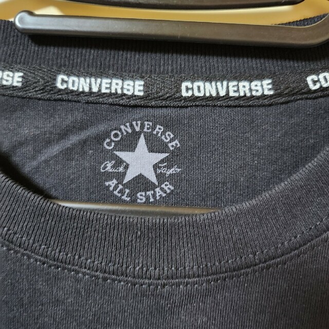 CONVERSE(コンバース)のCONVERSE　Tシャツ　ブラック レディースのトップス(Tシャツ(半袖/袖なし))の商品写真