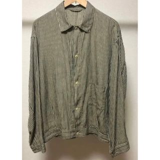 コモリ(COMOLI)のcomoli 22s/s ストライプブルゾン(ブルゾン)