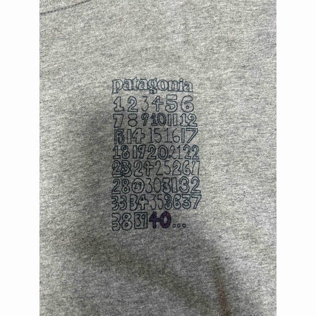 patagonia(パタゴニア)のレア　希少　入手困難　patagonia 40周年 Tシャツ L メンズのトップス(Tシャツ/カットソー(半袖/袖なし))の商品写真