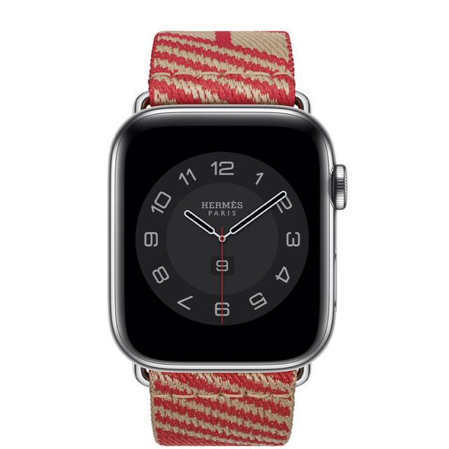 Hermes - Apple Watch Hermes 44mm クラフト/ルージュ・ドゥ・クールの 