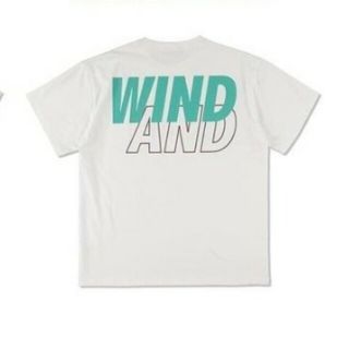 極美品 ウィンダンシー×エバーラスト WIND AND SEA×EVERLAST Tシャツ カットソー 半袖 ラバープリント ジャージー トップス メンズ M ブラック/ホワイト