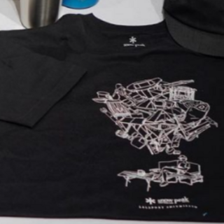 スノーピーク(Snow Peak)の新品 Snow Peak 限定 T shirt XL Black (Tシャツ/カットソー(半袖/袖なし))