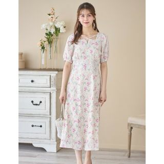 トッコ(tocco)のフラワーワンピース♡新品♡　トッコクローゼット(ロングワンピース/マキシワンピース)