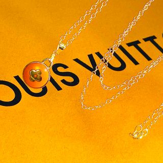 ルイヴィトン LOUIS VUITTON チェーン ネックレス 40cm 幅0.9mm K18 WG