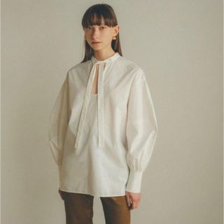 クラネ(CLANE)のW FACE BOWTIE SHIRT(シャツ/ブラウス(長袖/七分))