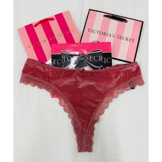 ヴィクトリアズシークレット(Victoria's Secret)の新品未使用 Victoria’s Secret ベルベットタンガショーツ(ショーツ)