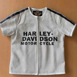 ハーレーダビッドソン(Harley Davidson)のHarley-Davidson パンチングレザー　半袖(ライダースジャケット)