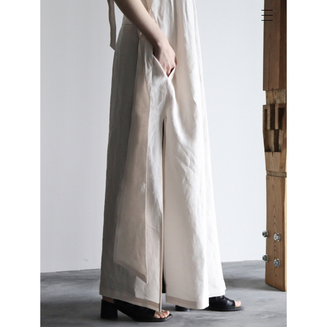 HYKE(ハイク)のhyke line short sleeve maxi dress ハイクワンピ レディースのワンピース(ロングワンピース/マキシワンピース)の商品写真