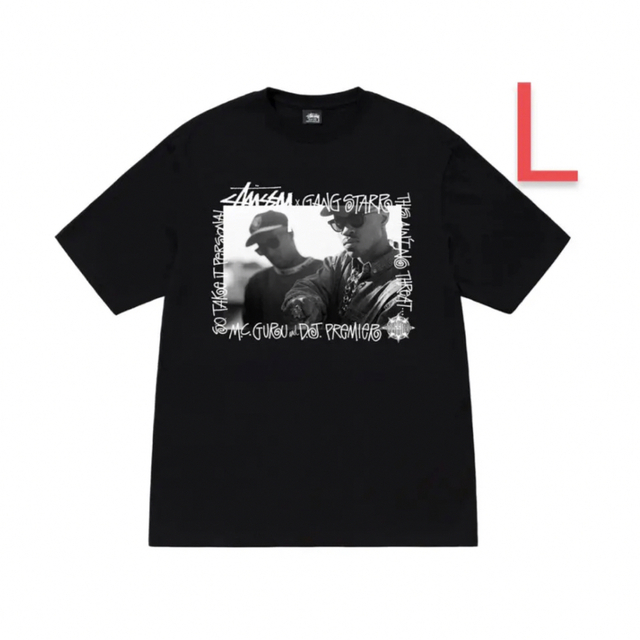 Stussy Gang Starr Take It Personal Tee　L