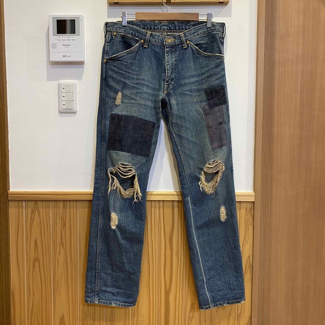 石見銀山 NUMBER (N)INE カート期 パッチワークデニム size4 - 通販