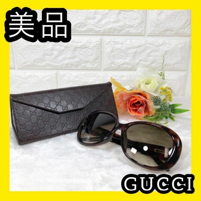 Gucci - 【美品】GUCCI グッチ シェリーライン サングラスの通販 by