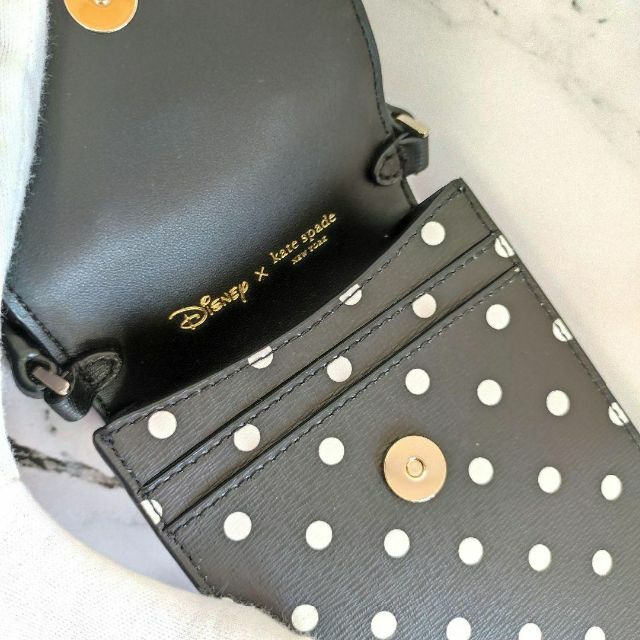 kate spade new york(ケイトスペードニューヨーク)の新品 ミニー ケイトスペード ディズニー 財布 スマホショルダー スマホケース レディースのバッグ(ショルダーバッグ)の商品写真