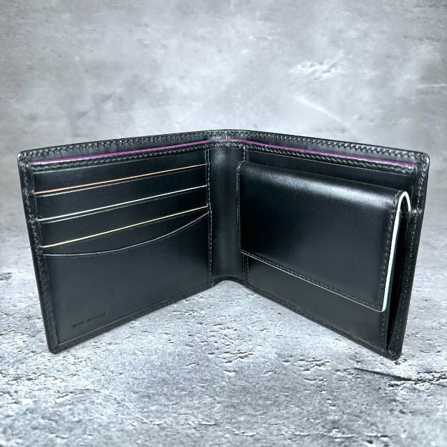 Paul Smith レザー 二つ折り財布 ウォレット インナーカラー