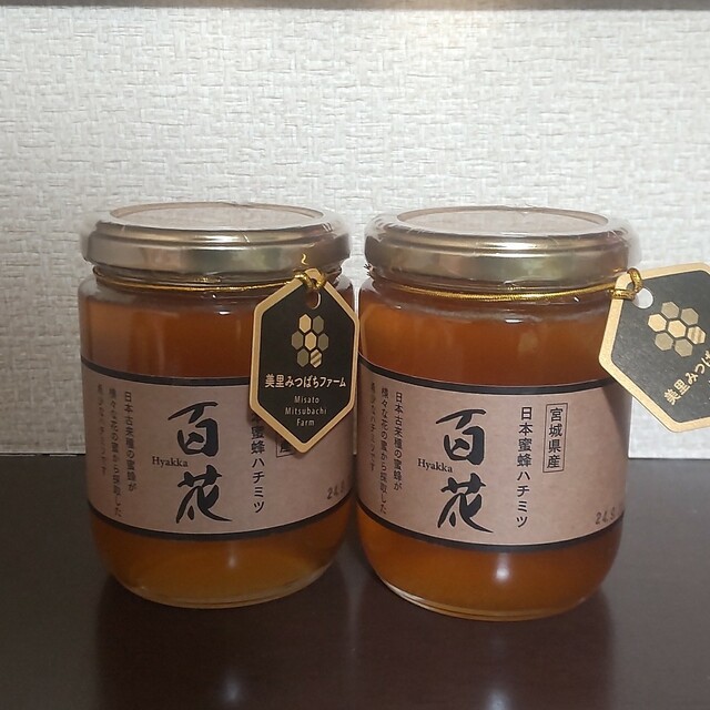 最終値下げ国産蜂蜜　宮城県産　日本みつばち蜂蜜　まとめて2本　送料込み